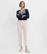 Cuffed Riviera Slim Pants Melange