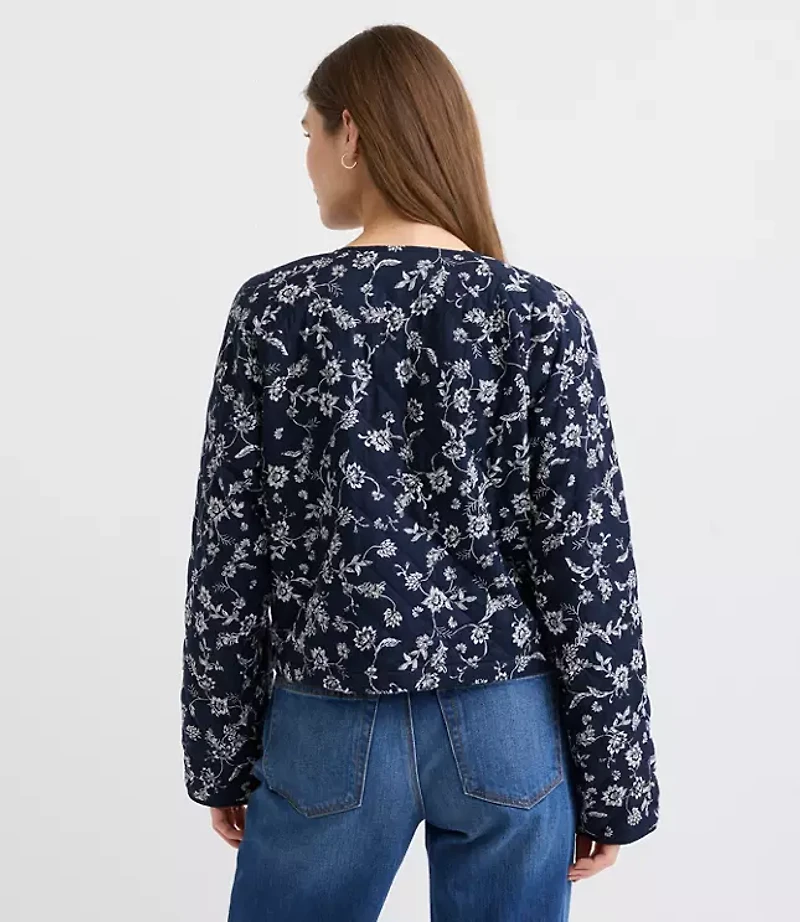 Floral Quilted Jacket