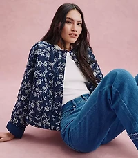 Floral Quilted Jacket