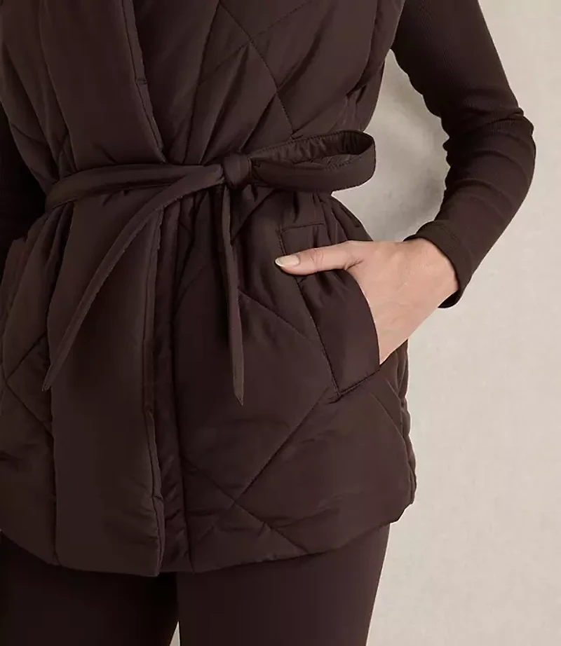 Haven Well Within Quilted Puffer Belted Vest