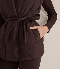 Haven Well Within Quilted Puffer Belted Vest