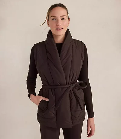 Haven Well Within Quilted Puffer Belted Vest