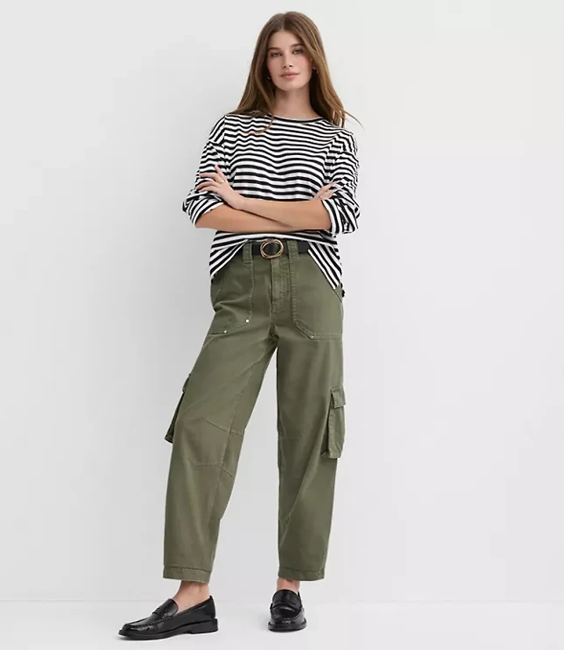 Striped Long Sleeve Modern Tee