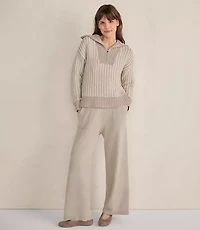 Haven Well Within Organic Cotton Knit Wide Leg Pants