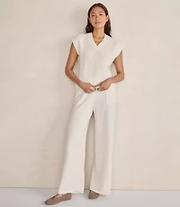 Haven Well Within Organic Cotton Knit Wide Leg Pants