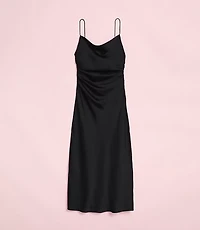 Lately Satin Cowl Neck Gown