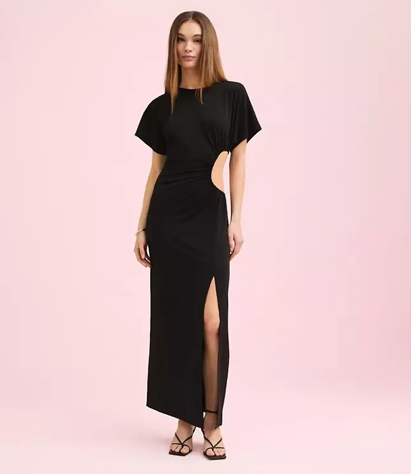 Lately Side Cutout Maxi Dress