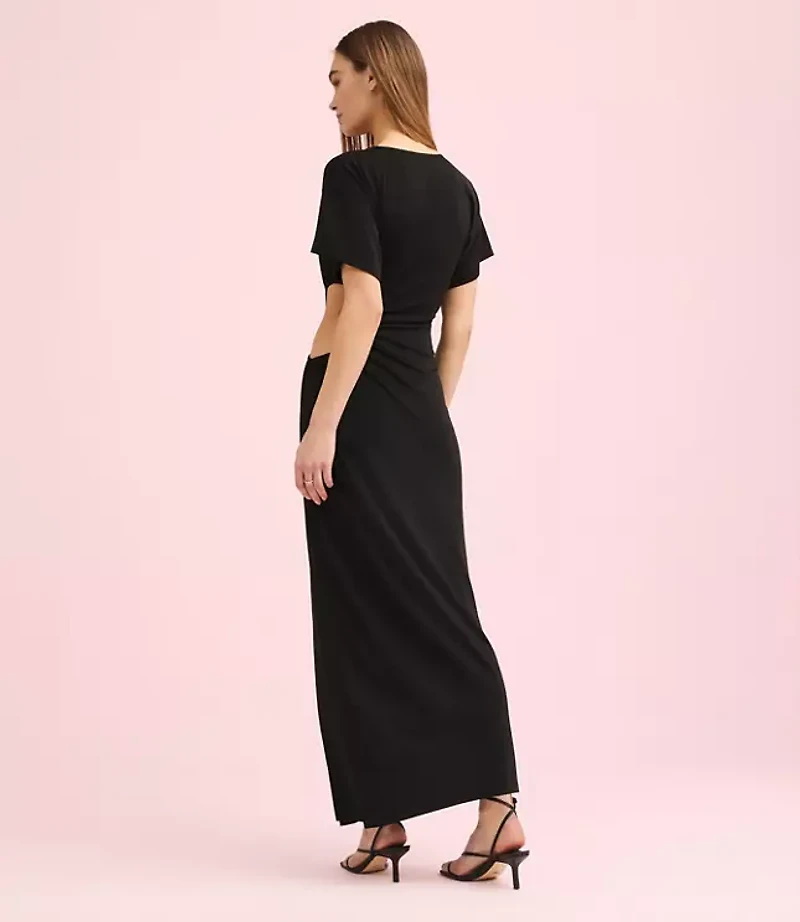 Lately Side Cutout Maxi Dress