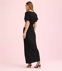 Lately Side Cutout Maxi Dress