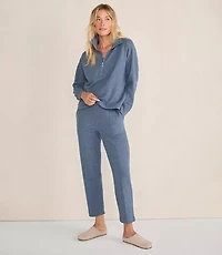 Haven Well Within Cotton Blend Ottoman Rib Half Zip Pullover