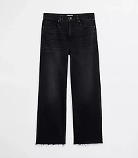 Rivete Curvy Fresh Cut High Rise Wide Leg Jeans Noir