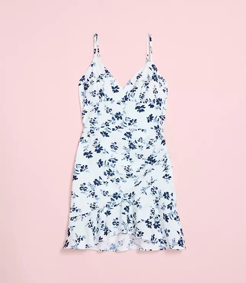 Lately Floral Ruched Mini Dress