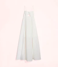 Lately Cutout Linen Cotton Maxi Dress