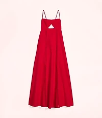 Lately Cutout Linen Cotton Maxi Dress