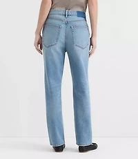 Rivete Curvy High Rise Straight Jeans Aura