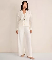 Haven Well Within Cotton Blend Mixed Stitch Cardigan