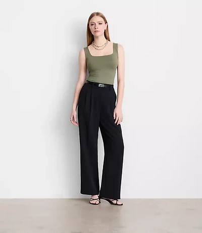 LOFT Versa 360 Knit Square Neck Tank Top