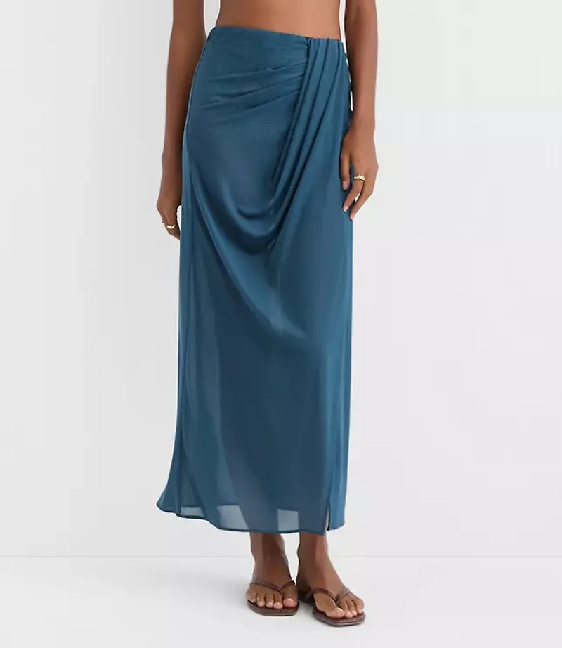 LOFT Beach Mesh Pareo Skirt