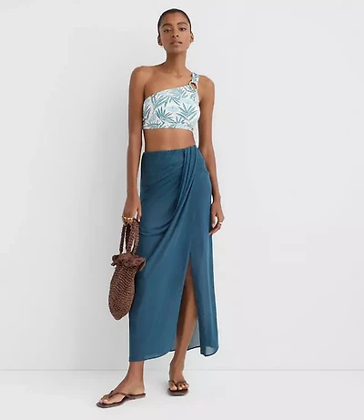 LOFT Beach Mesh Pareo Skirt