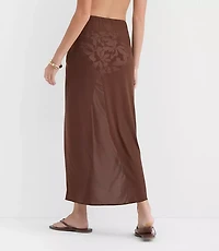 LOFT Beach Mesh Pareo Skirt