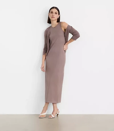 Petite LOFT Versa Sweater Knit Maxi Dress