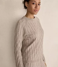 Haven Well Within Cotton Cashmere Cable Knit Sweater