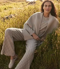 Haven Well Within Cotton Cashmere Cable Knit Sweater