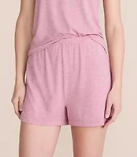 Lou & Grey Heathered Softened Modal Pajama Shorts