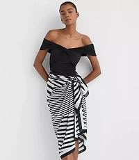 LOFT Beach Twist Over The Shoulder One Piece Swimsuit