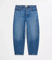 Rivete Mid Rise Barrel Jeans Echo