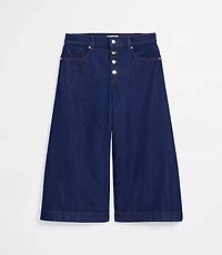 Rivete Petite High Rise Gaucho Jeans Nova Wash