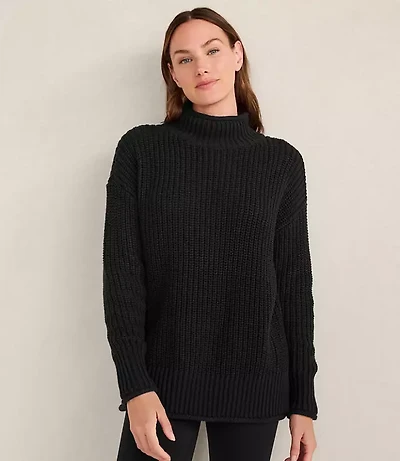 Haven Well Within Organic Cotton Roll Neck Sweater
