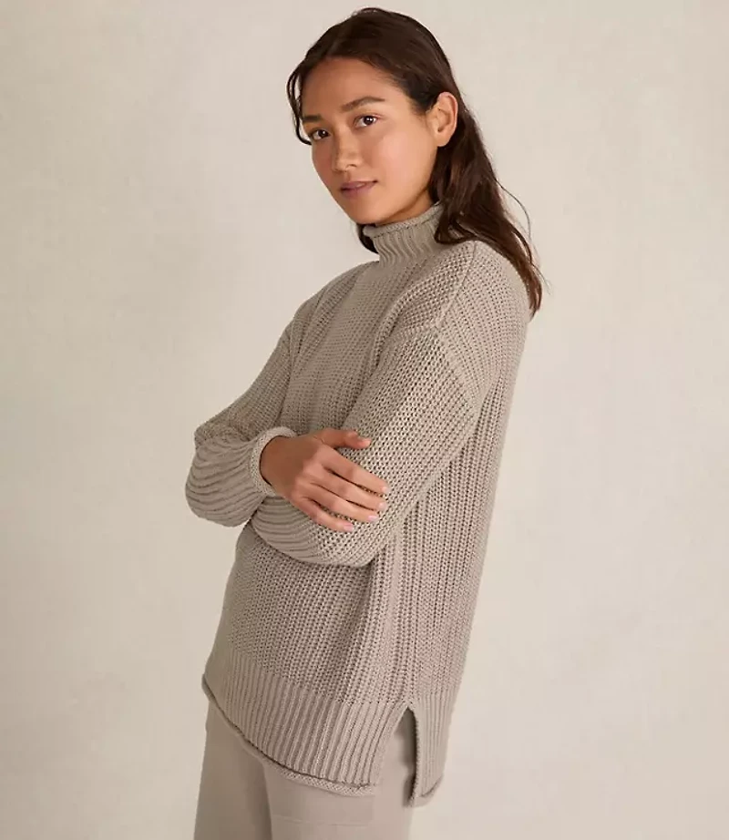 Haven Well Within Organic Cotton Roll Neck Sweater