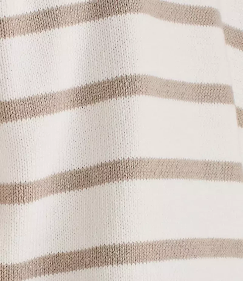 Haven Well Within Organic Cotton Stripe Roll Neck Sweater