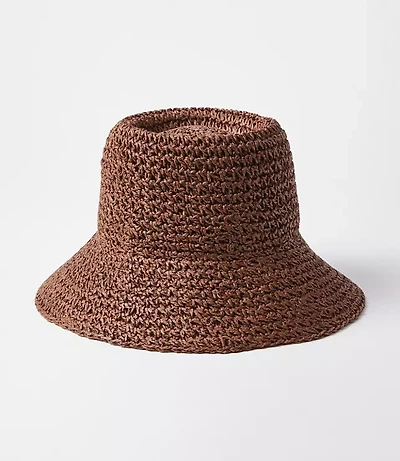 Raffia Bucket Hat