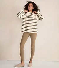 Haven Well Within Organic Cotton Stripe Bateau Neck Top
