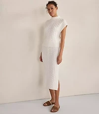 Haven Well Within Organic Cotton Blend Cable Sweater Vest