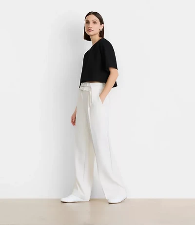 LOFT Versa Crepe Drape Relaxed Tee