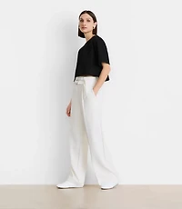 LOFT Versa Crepe Drape Relaxed Tee