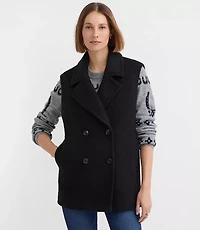 Double Breasted Sleeveless Jacket