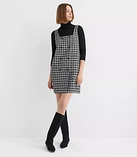 Tweed Double Breasted Mini Pocket Dress