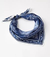 Bandana Silk Square Scarf