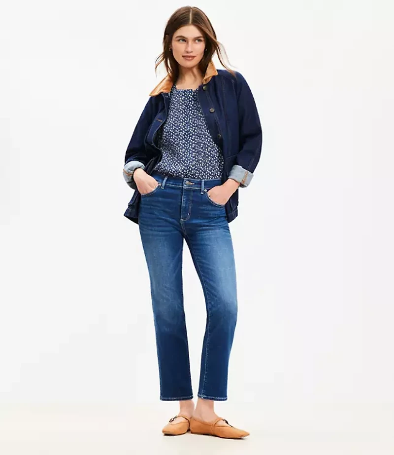Mid Rise Slim Jeans Original Medium Stone Wash