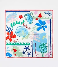 Sun Silk Square Scarf