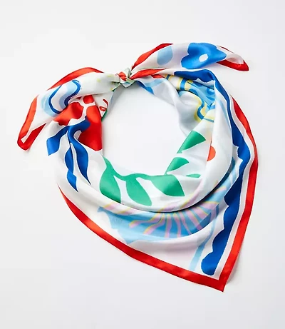 Sun Silk Square Scarf