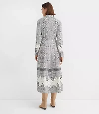 Paisley Midi Shirtdress
