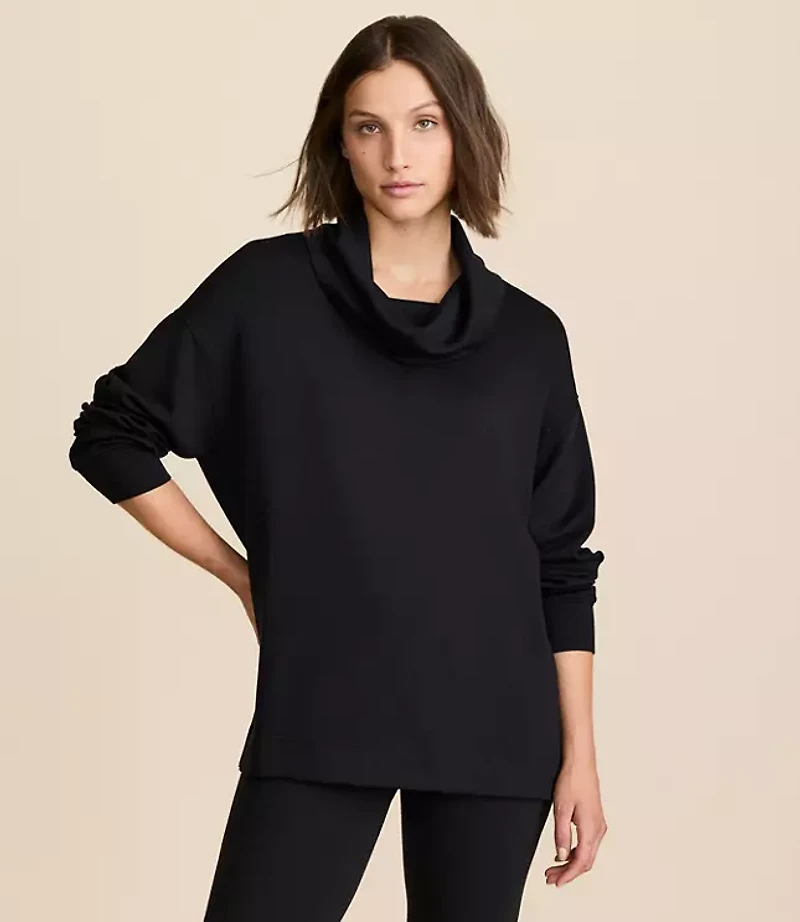 Lou & Grey Scubasoft Cowl Neck Top