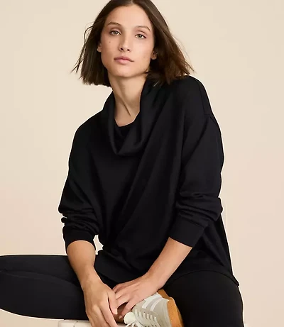 Lou & Grey Scubasoft Cowl Neck Top
