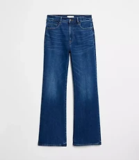 High Rise Relaxed Flare Jeans Medium Wash