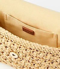 Raffia Crossbody Bag